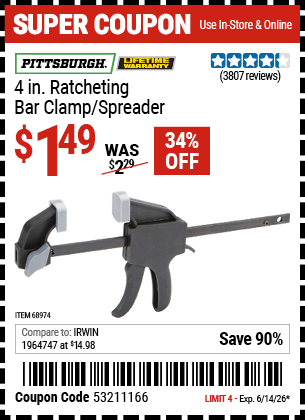 Harbor Freight Coupons, HF Coupons, 20% off - 4