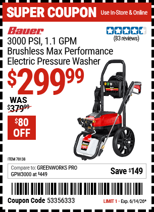Harbor Freight Coupons, HF Coupons, 20% off - 70138