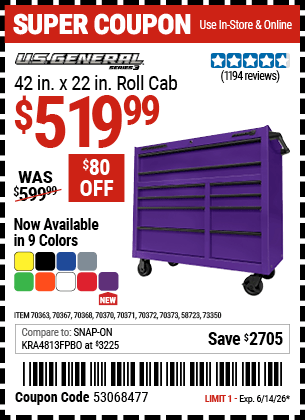 Harbor Freight Coupons, HF Coupons, 20% off - 70363