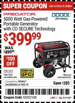 Harbor Freight Coupons, HF Coupons, 20% off - 72613