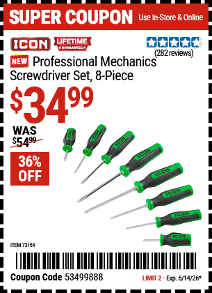 Harbor Freight Coupons, HF Coupons, 20% off - 73154