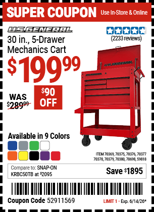 Harbor Freight Coupons, HF Coupons, 20% off - 70377