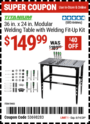 Harbor Freight Coupons, HF Coupons, 20% off - 59403