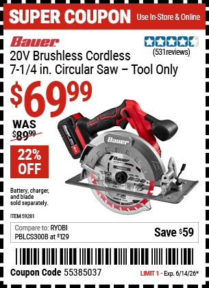 Harbor Freight Coupons, HF Coupons, 20% off - 59281