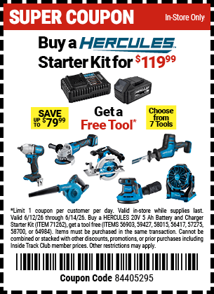 Harbor Freight Coupons, HF Coupons, 20% off - 