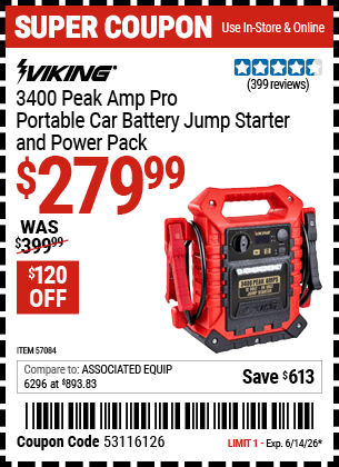 Harbor Freight Coupons, HF Coupons, 20% off - 57084