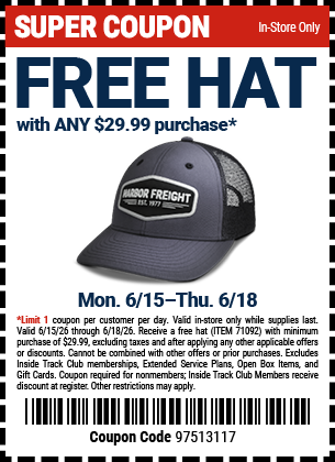 Harbor Freight Coupons, HF Coupons, 20% off - 