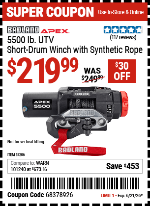 Harbor Freight Coupons, HF Coupons, 20% off - 57206