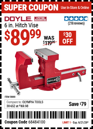 Harbor Freight Coupons, HF Coupons, 20% off - 50800