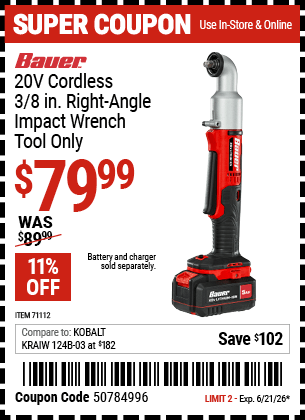 Harbor Freight Coupons, HF Coupons, 20% off - 71112