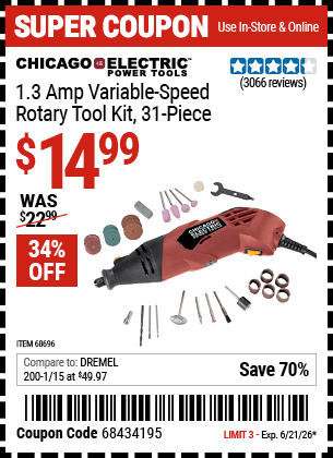 Harbor Freight Coupons, HF Coupons, 20% off - 40 Pc Multicolor Elastic Stretch Cords