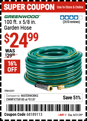 Harbor Freight Coupons, HF Coupons, 20% off - 63337