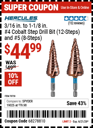 Harbor Freight Coupons, HF Coupons, 20% off - 70758