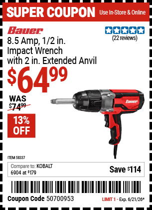 Harbor Freight Coupons, HF Coupons, 20% off - 58337