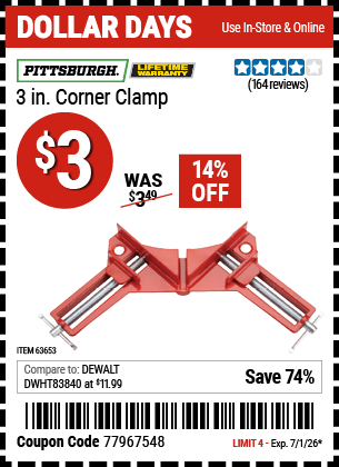 Harbor Freight Coupons, HF Coupons, 20% off - 63653