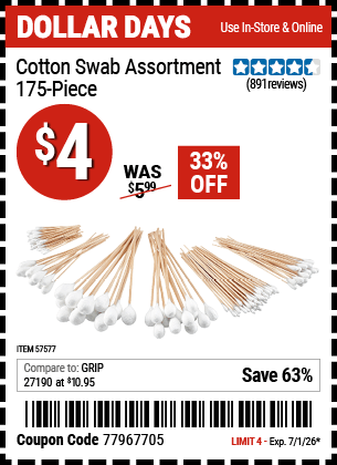 Harbor Freight Coupons, HF Coupons, 20% off - 57577