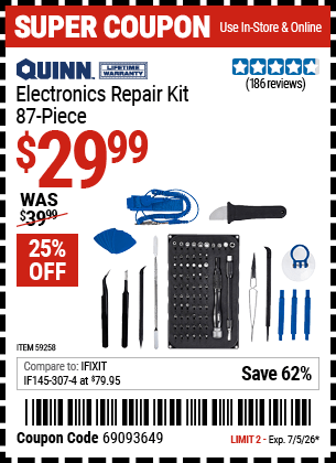 Harbor Freight Coupons, HF Coupons, 20% off - 59258