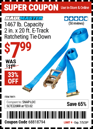 Harbor Freight Coupons, HF Coupons, 20% off - 70971