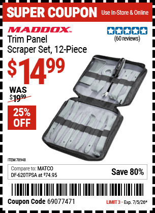 Harbor Freight Coupons, HF Coupons, 20% off - 70948