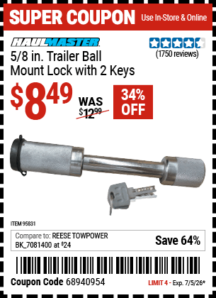 Harbor Freight Coupons, HF Coupons, 20% off - 5/8