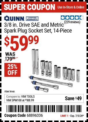 Harbor Freight Coupons, HF Coupons, 20% off - 70168