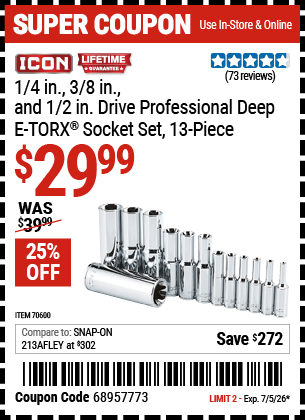 Harbor Freight Coupons, HF Coupons, 20% off - 70600