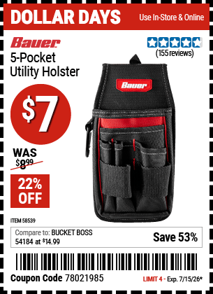 Harbor Freight Coupons, HF Coupons, 20% off - 58539
