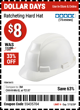 Harbor Freight Coupons, HF Coupons, 20% off - 56672