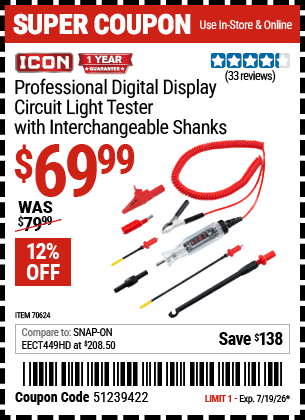 Harbor Freight Coupons, HF Coupons, 20% off - 70624