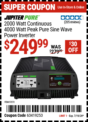 Harbor Freight Coupons, HF Coupons, 20% off - 57272