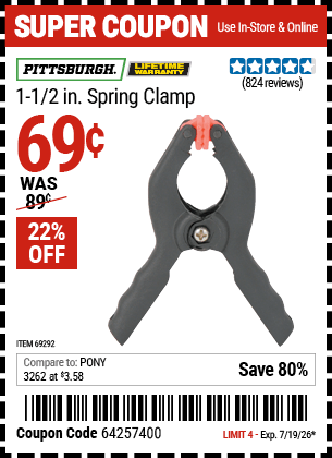 Harbor Freight Coupons, HF Coupons, 20% off - 69292