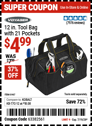 Harbor Freight Coupons, HF Coupons, 20% off - 12