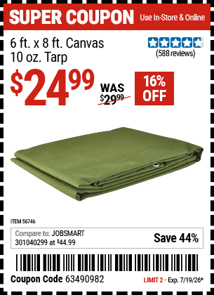 Harbor Freight Coupons, HF Coupons, 20% off - 56746