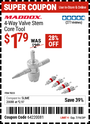 Harbor Freight Coupons, HF Coupons, 20% off - 70223