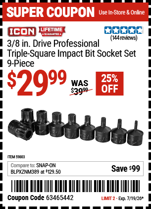 Harbor Freight Coupons, HF Coupons, 20% off - 59803