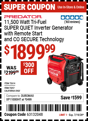 Harbor Freight Coupons, HF Coupons, 20% off - 72614