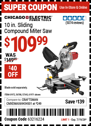 Harbor Freight Coupons, HF Coupons, 20% off - 10