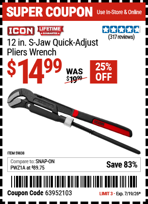Harbor Freight Coupons, HF Coupons, 20% off - 59838