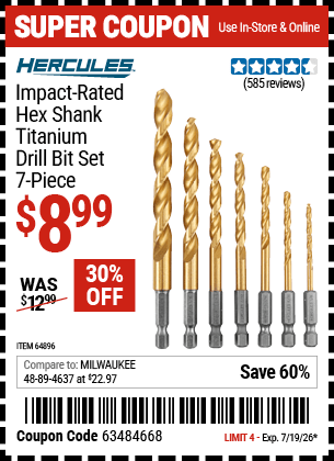 Harbor Freight Coupons, HF Coupons, 20% off - 64896