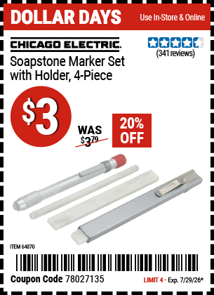 Harbor Freight Coupons, HF Coupons, 20% off - 64070