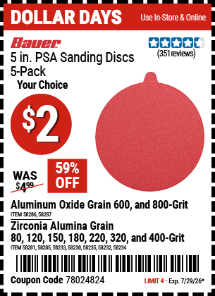 Harbor Freight Coupons, HF Coupons, 20% off - 58234