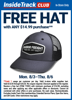 Harbor Freight Coupons, HF Coupons, 20% off - 