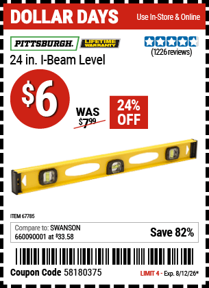 Harbor Freight Coupons, HF Coupons, 20% off - 24