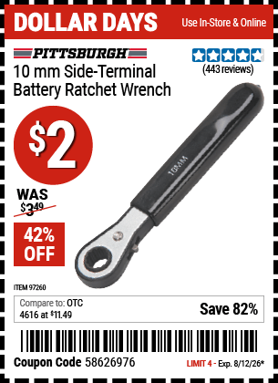 Harbor Freight Coupons, HF Coupons, 20% off - 97260