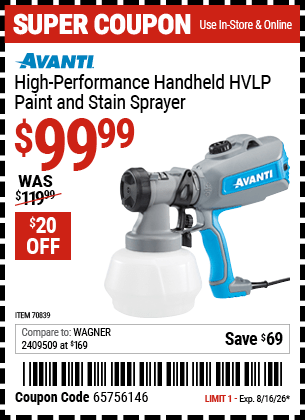 Harbor Freight Coupons, HF Coupons, 20% off - 70839