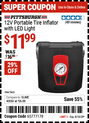 Harbor Freight Coupons, HF Coupons, 20% off - 70622