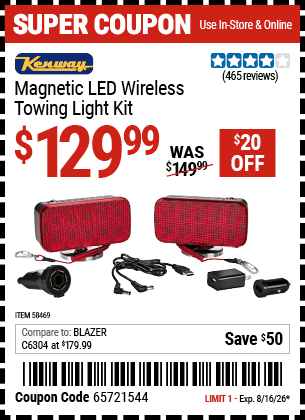 Harbor Freight Coupons, HF Coupons, 20% off - 58469