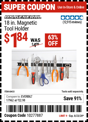 Harbor Freight Coupons, HF Coupons, 20% off - 18