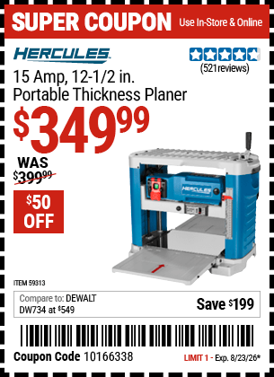 Harbor Freight Coupons, HF Coupons, 20% off - HERCULES 15 Amp 