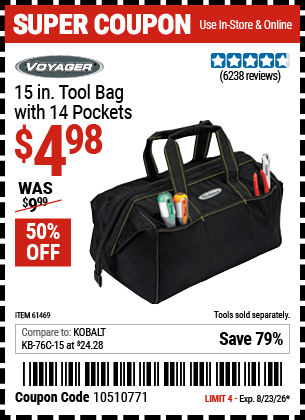Harbor Freight Coupons, HF Coupons, 20% off - 15